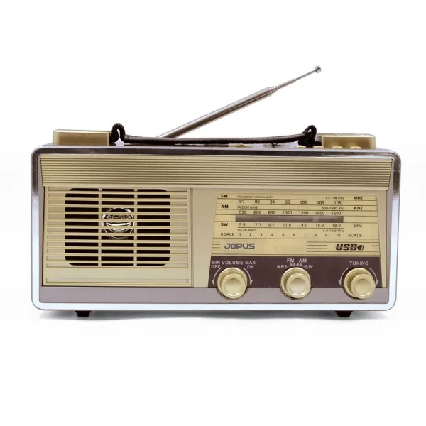 Jopus Older Nostjik Radyo Bluetooth Hoparlör – Kablosuz Müzik Keyfi, FM Radyo - Görsel 2