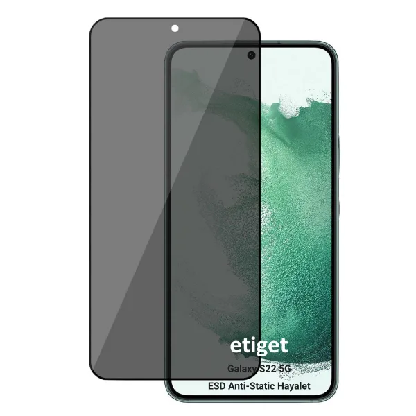 Samsung Galaxy S22 5G Hayalet Ekran Koruyucu – ESD Anti-Static, 9H Sertlik, Tam Kaplama