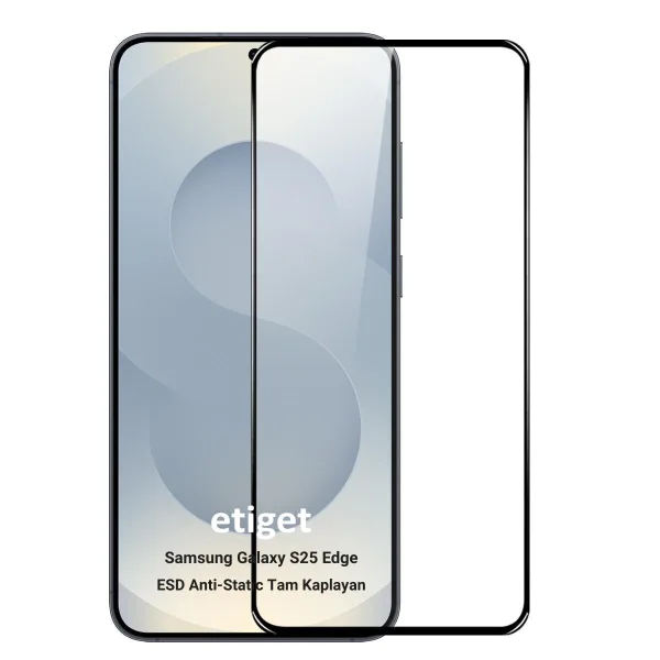Samsung Galaxy S25 Edge ”ESD ANTI-STATIC” Cam Ekran Koruyucu 6D GLASS