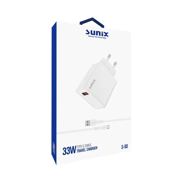 Sunix 33W Type-C Hızlı Şarj Aleti S-90 - Görsel 2