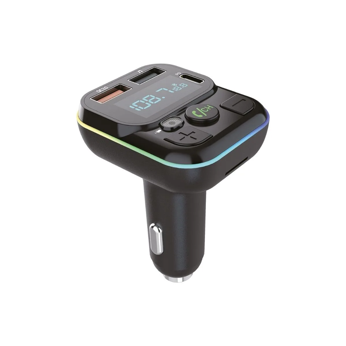 Sunix  FM Transmitter Bluetooth Araç Kiti MDL-16 – Kablosuz Müzik & Eller Serbest Görüşme - PD 20 Watt