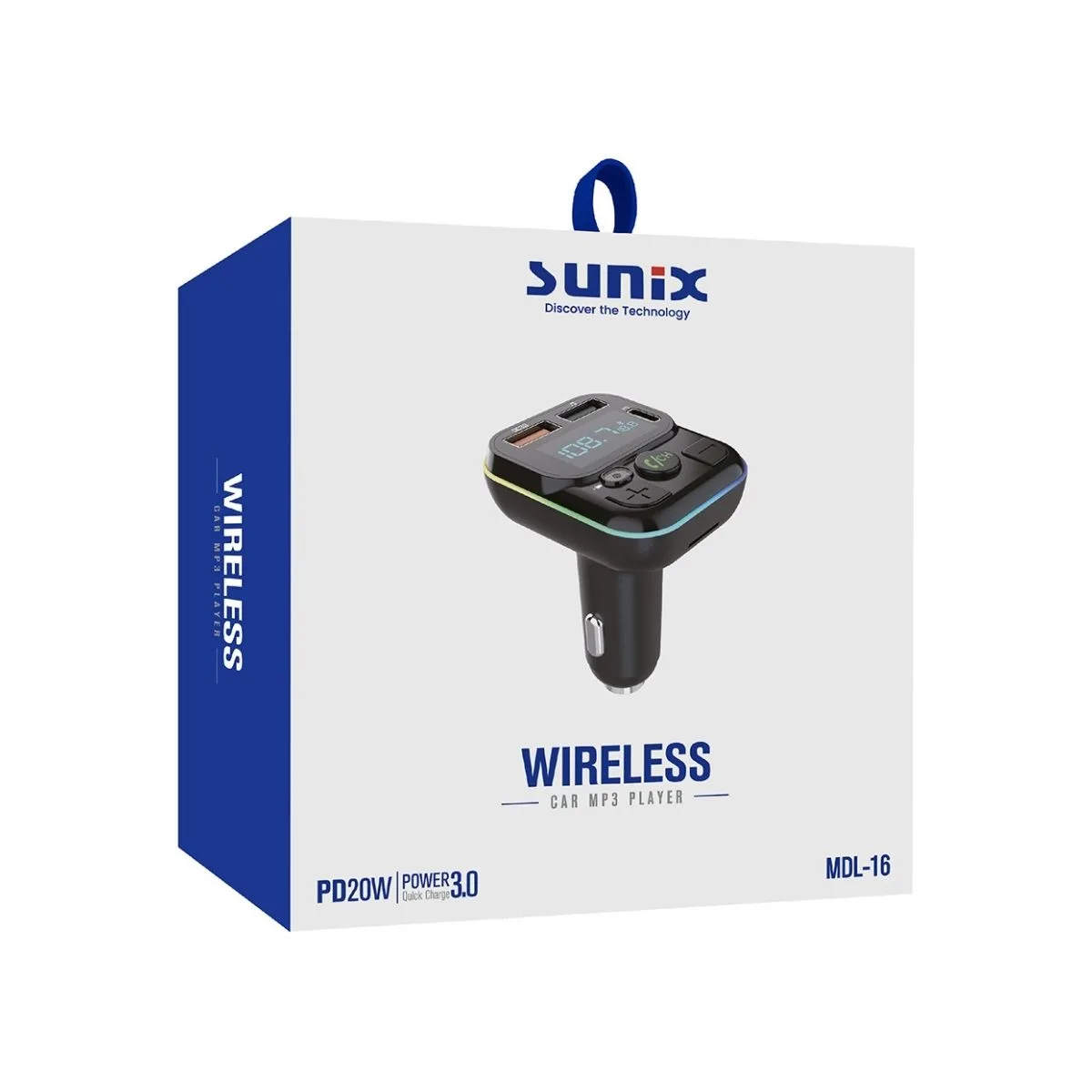 sunix fm transmitter bluetooth arac kiti2