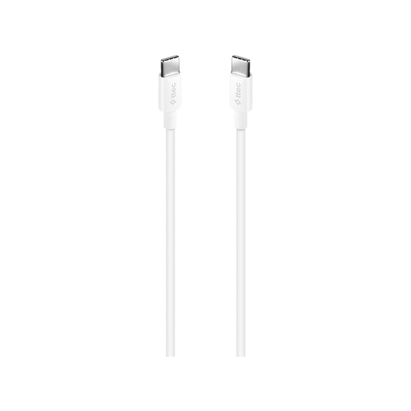 ttec USB-C - USB-C 65W Hızlı Şarj Kablosu – 120cm | Beyaz