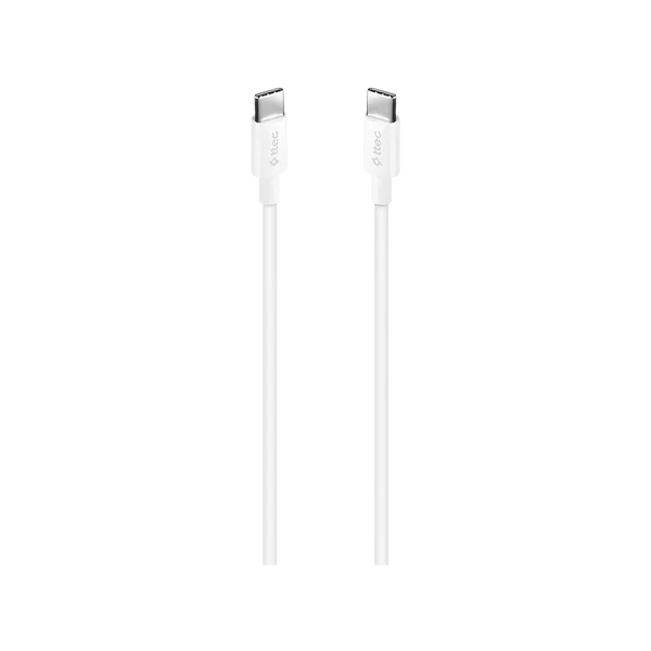 ttec USB-C - USB-C 65W Hızlı Şarj Kablosu – 120cm | Beyaz
