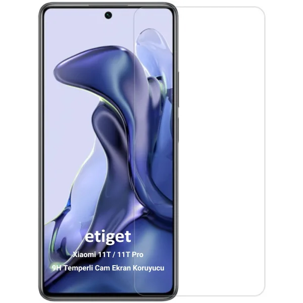 Xiaomi 11T / 11T Pro Temperli 9H Cam Ekran Koruyucu