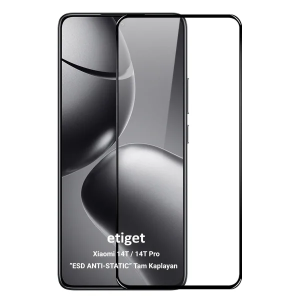Xiaomi 14T / 14T Pro ”ESD ANTI-STATIC” Cam Ekran Koruyucu 6D GLASS