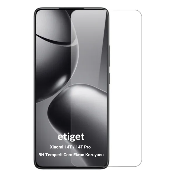 Xiaomi 14T / 14T Pro Temperli 9H Cam Ekran Koruyucu