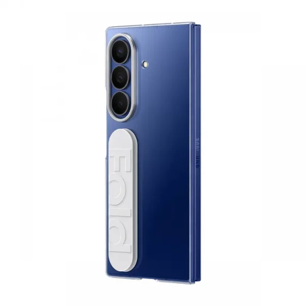 Samsung Galaxy Z Fold 7 Şeffaf Kordonlu Silikon Kılıf - Görsel 3