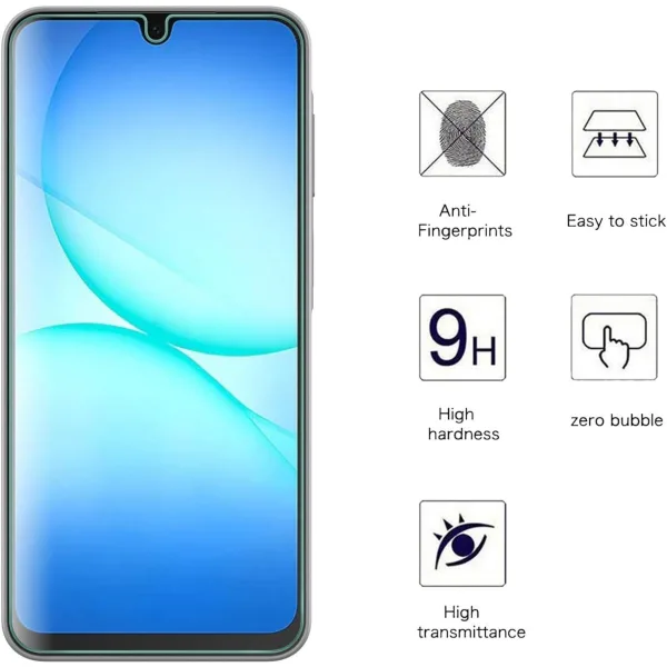 Samsung Galaxy A17 5G Ekran Koruyucu 9H Temperli Cam - Görsel 2