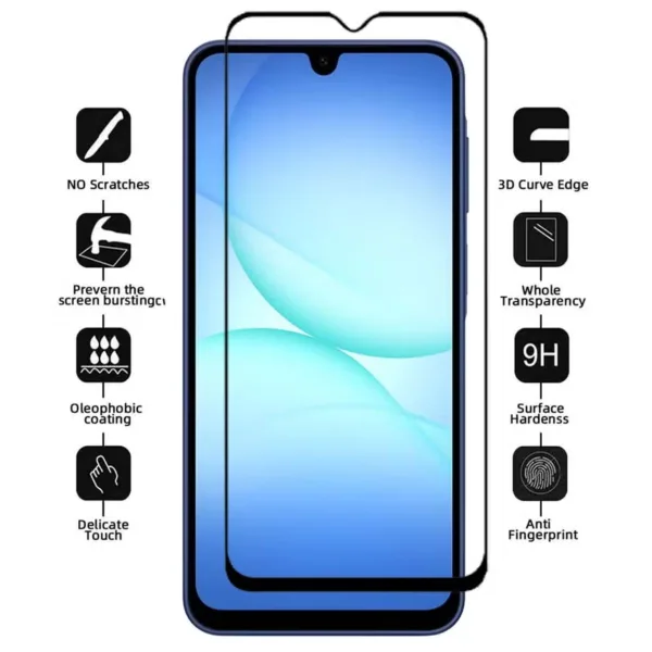 Samsung Galaxy A17 5G ”ESD ANTI-STATIC” Cam Ekran Koruyucu 6D GLASS - Görsel 2